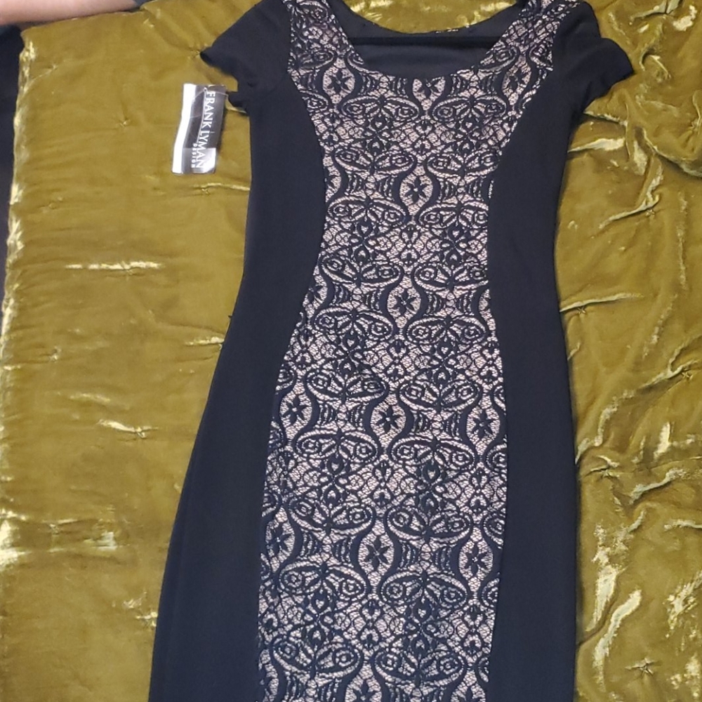 Frank Lyman Black Lace Dress